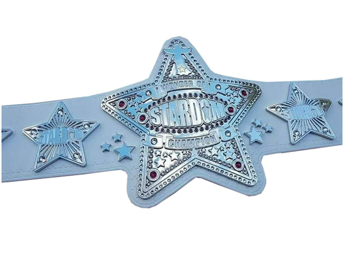 Wonder of Stardom Champion Wrestling Leather Inspired Belt - photo 2 of 2 | Brex International