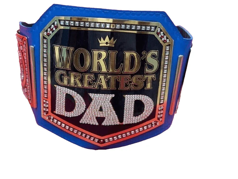 World Greatest Dad Championship Title Belt Inspired - photo 3 of 6 | Brex International
