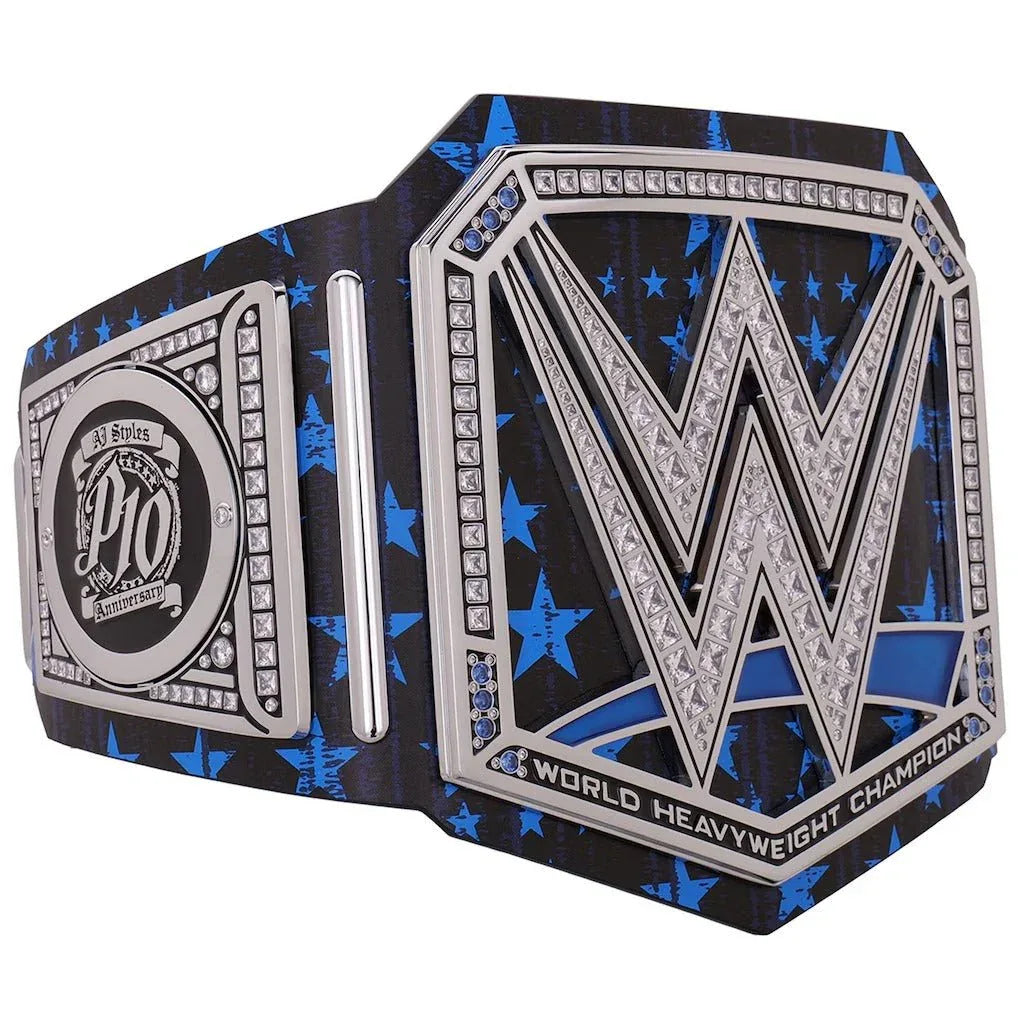 WWE AJ Styles 10th Anniversary Signature Series Inspired Title Belt - photo 2 of 7 | Brex International