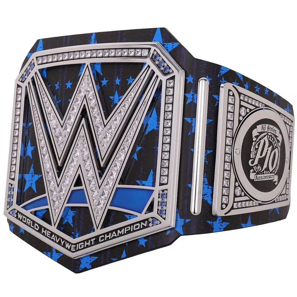 WWE AJ Styles 10th Anniversary Signature Series Inspired Title Belt - photo 3 of 7 | Brex International