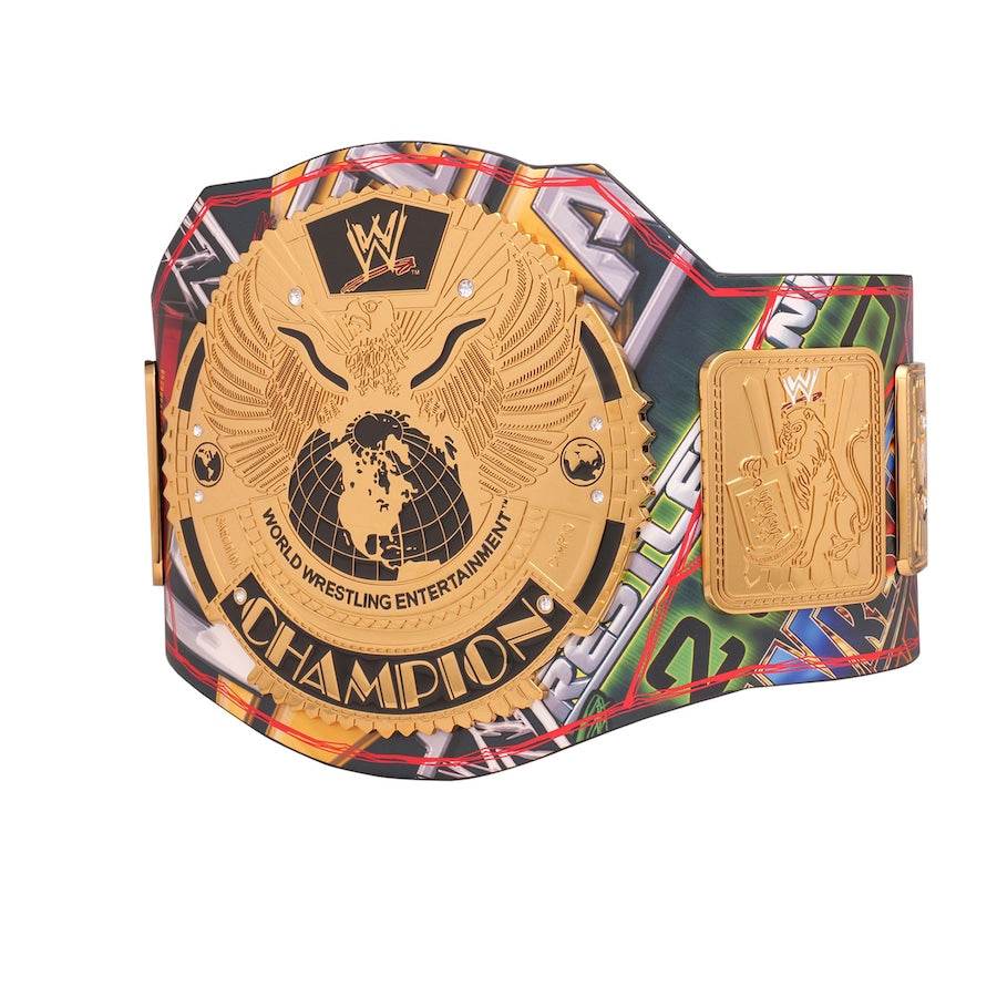 WWE Attitude Era 40 Years Of WrestleMania Inspired Collectible Title Belt - photo 2 of 6 | Brex International