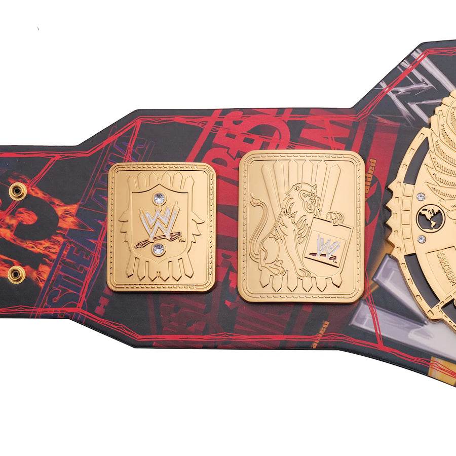 WWE Attitude Era 40 Years Of WrestleMania Inspired Collectible Title Belt - photo 4 of 6 | Brex International