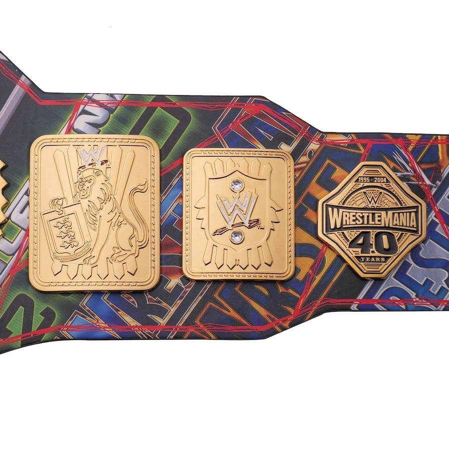 WWE Attitude Era 40 Years Of WrestleMania Inspired Collectible Title Belt - photo 5 of 6 | Brex International