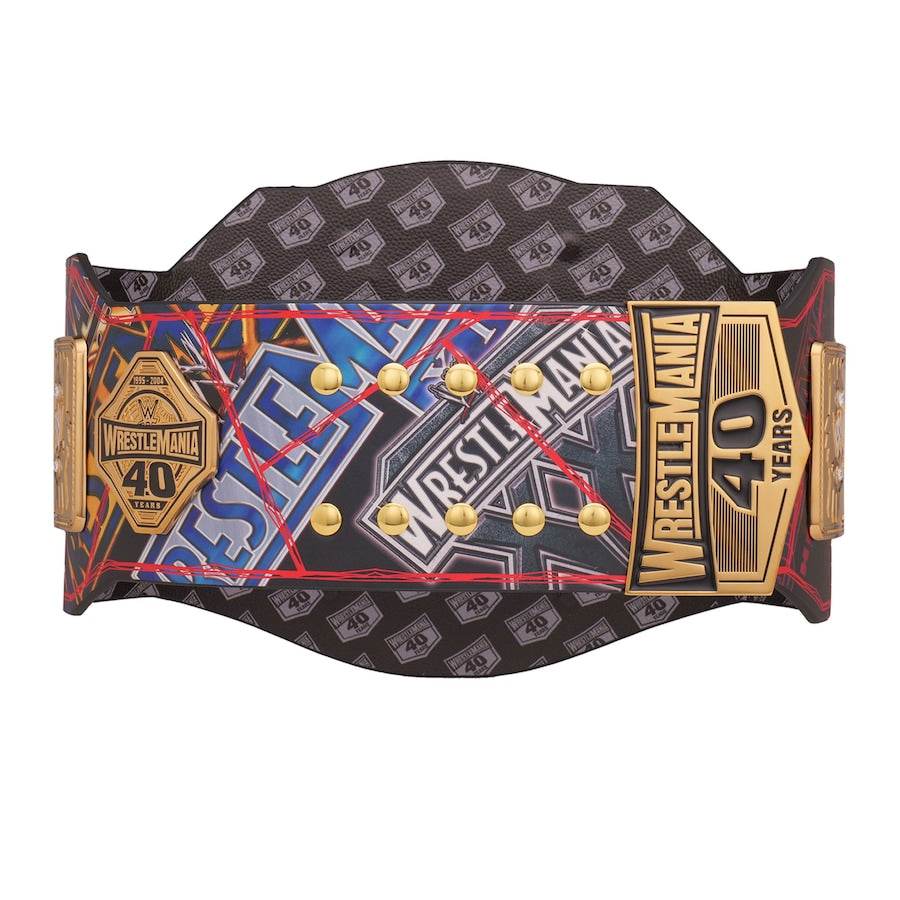 WWE Attitude Era 40 Years Of WrestleMania Inspired Collectible Title Belt - photo 6 of 6 | Brex International