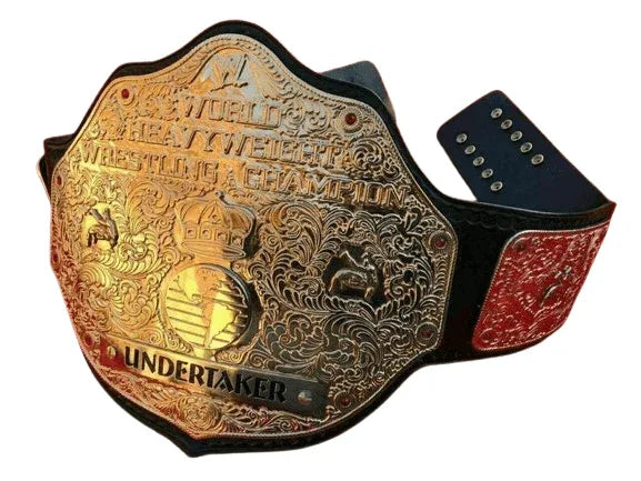 WWE Big Gold Heavyweight Championship Inspired Collectible Title Belt - photo 1 of 4 | Brex International