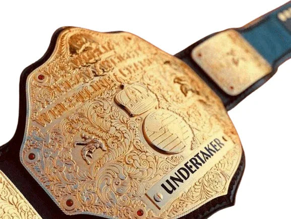 WWE Big Gold Heavyweight Championship Inspired Collectible Title Belt - photo 2 of 4 | Brex International