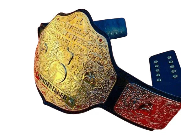 WWE Big Gold Heavyweight Championship Inspired Collectible Title Belt - photo 4 of 4 | Brex International