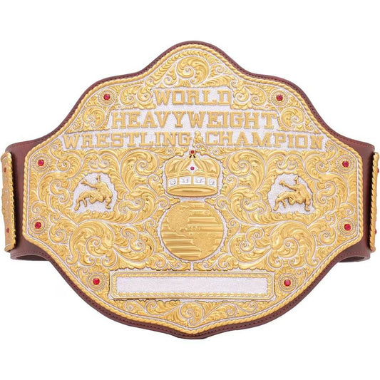 WWE Big Gold World Heavyweight Championship Collectible Title Belt - photo 1 of 8 | Brex International