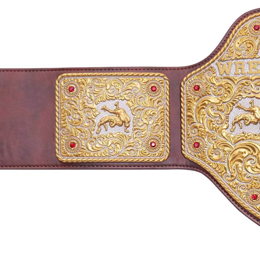 WWE Big Gold World Heavyweight Championship Collectible Title Belt - photo 5 of 8 | Brex International