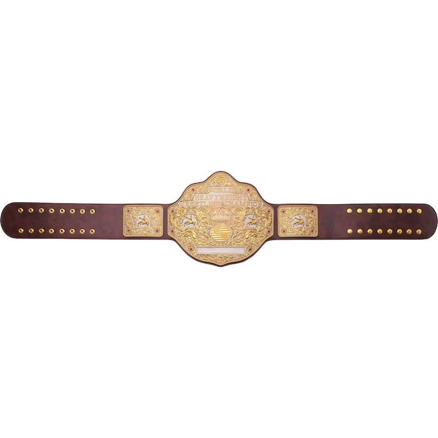 WWE Big Gold World Heavyweight Championship Collectible Title Belt - photo 7 of 8 | Brex International
