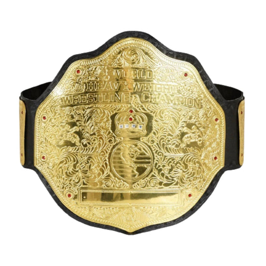 WWE Big Gold World Heavyweight Championship Commemorative Inspired Belt - photo 1 of 3 | Brex International