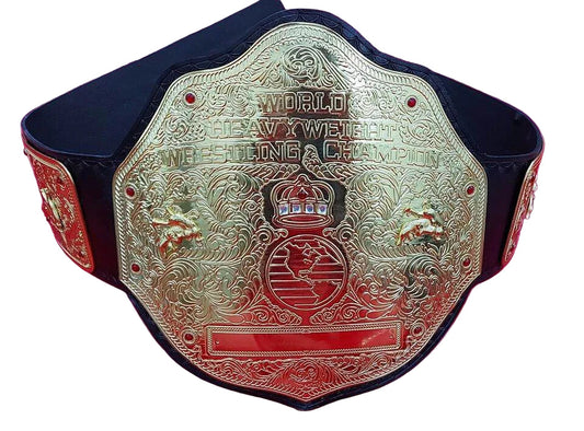 WWE Big Gold World Heavyweight Championship Inspired Title Belt - photo 1 of 7 | Brex International
