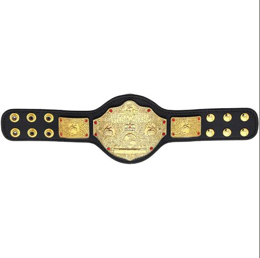 WWE Big Gold World Heavyweight Championship Mini Inspired Collectible Title Belt - photo 1 of 1 | Brex International