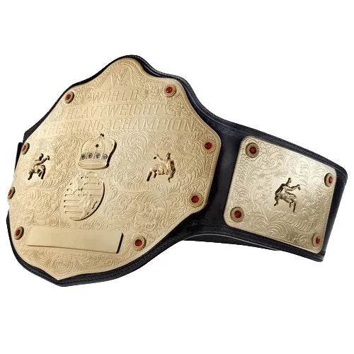 WWE Big Gold World Heavyweight Commemorative Championship Inspired Belt - photo 3 of 4 | Brex International