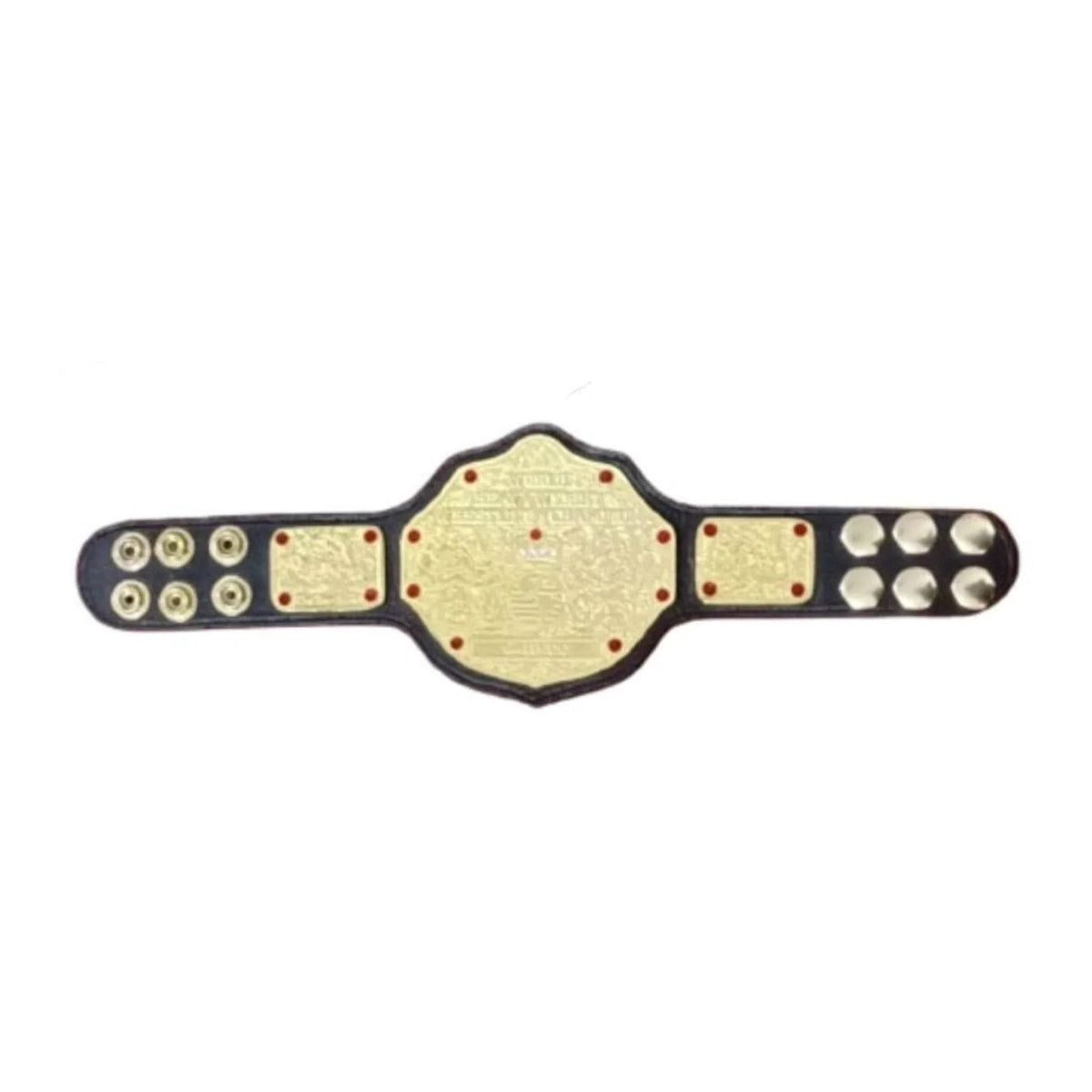 WWE Big Gold Wrestling Championship Mini Inspired Collectible Title Belt - photo 1 of 1 | Brex International