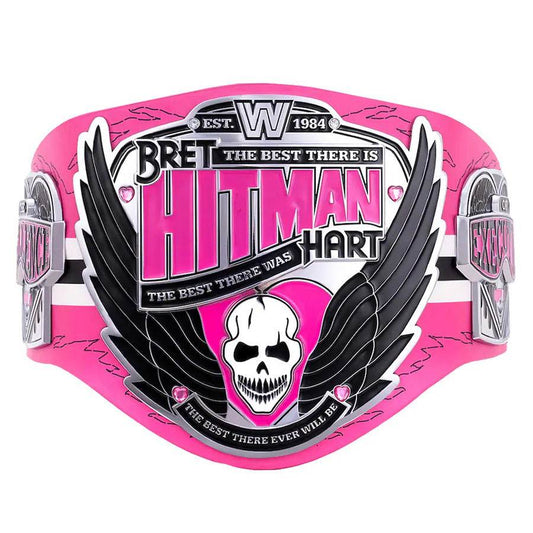 WWE Bret Hart Legacy Championship Inspired Collectible Title Belt - photo 1 of 8 | Brex International