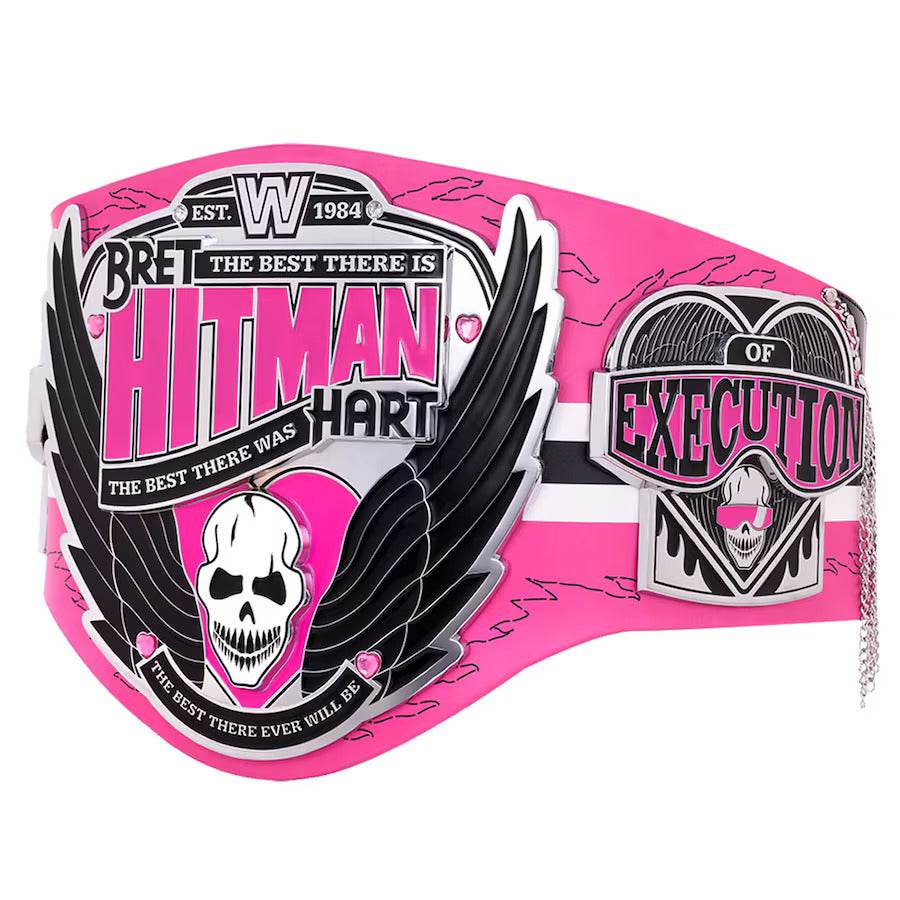 WWE Bret Hart Legacy Championship Inspired Collectible Title Belt - photo 3 of 8 | Brex International