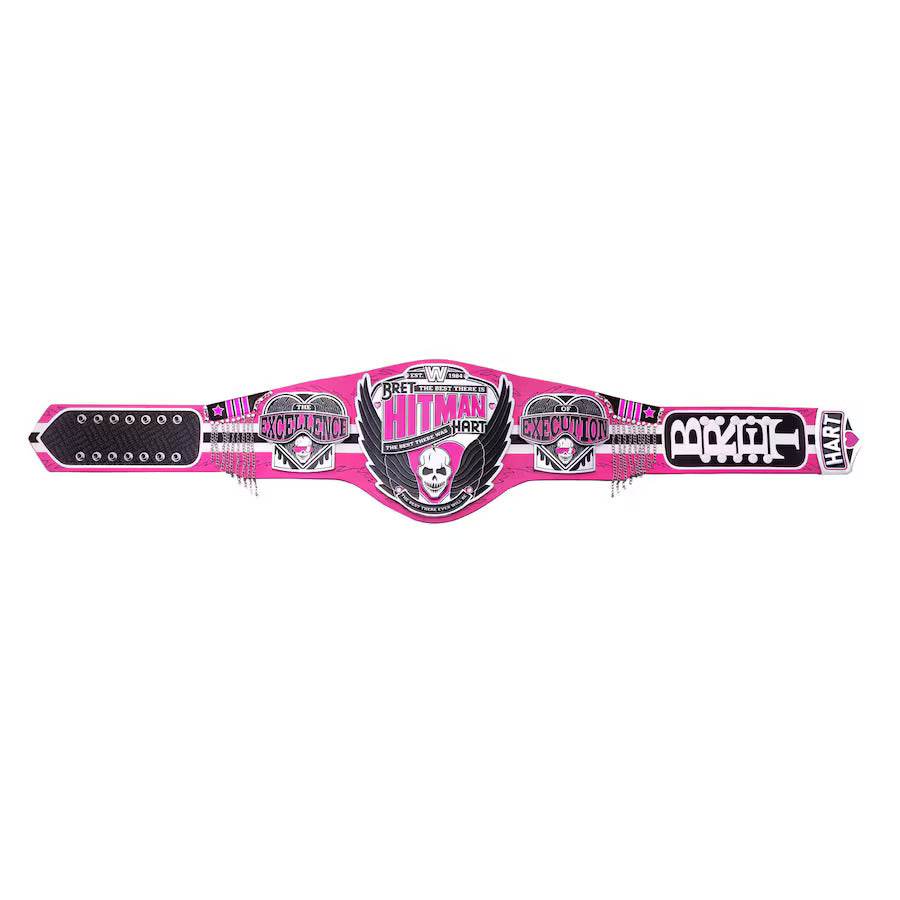 WWE Bret Hart Legacy Championship Inspired Collectible Title Belt - photo 7 of 8 | Brex International