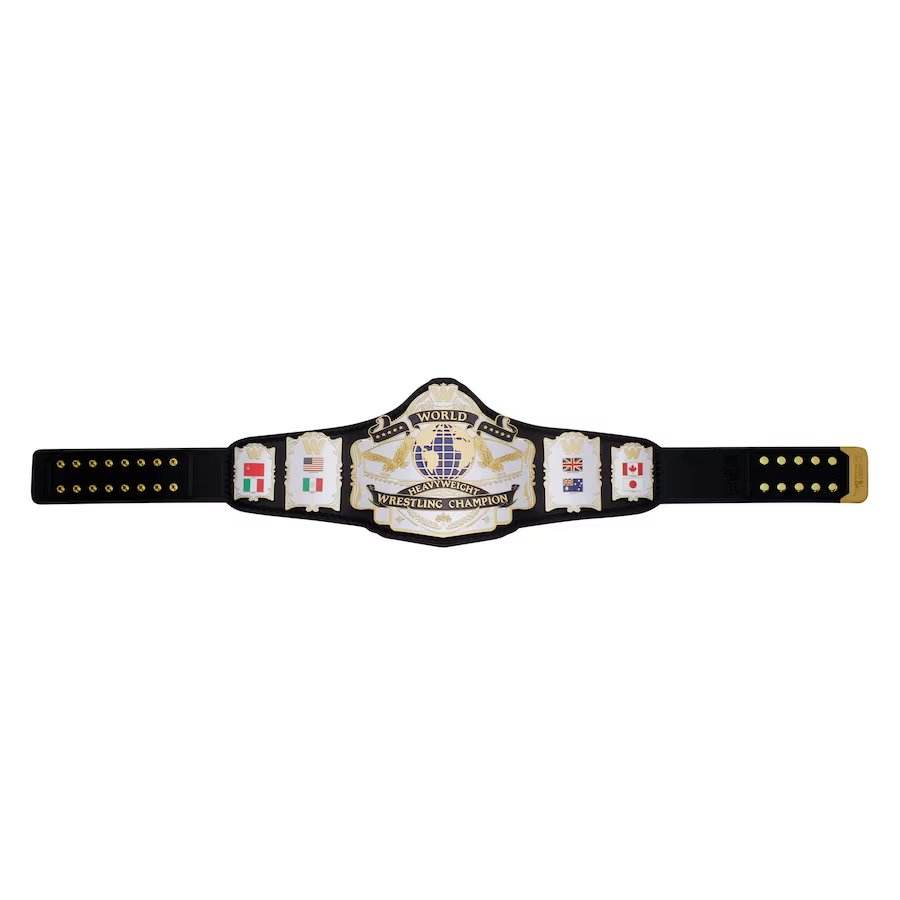 WWE Championship 1986 Retro Inspired Collectible Title Belt - photo 5 of 6 | Brex International