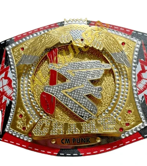 WWE CM Punk Spinner Wrestling Heavyweight Championship Inspired Title Belt - photo 2 of 8 | Brex International