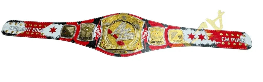 WWE CM Punk Spinner Wrestling Heavyweight Championship Inspired Title Belt - photo 3 of 8 | Brex International