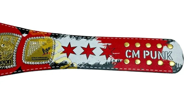 WWE CM Punk Spinner Wrestling Heavyweight Championship Inspired Title Belt - photo 4 of 8 | Brex International