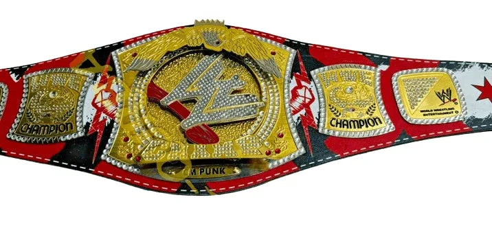 WWE CM Punk Spinner Wrestling Heavyweight Championship Inspired Title Belt - photo 5 of 8 | Brex International
