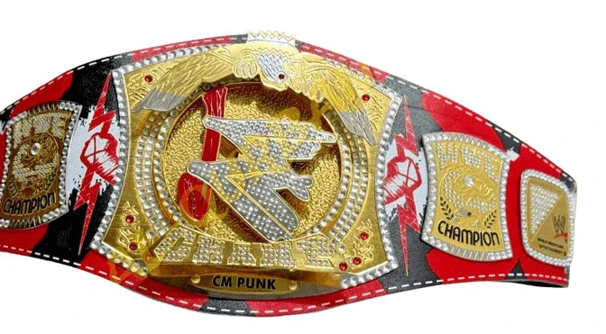 WWE CM Punk Spinner Wrestling Heavyweight Championship Inspired Title Belt - photo 8 of 8 | Brex International