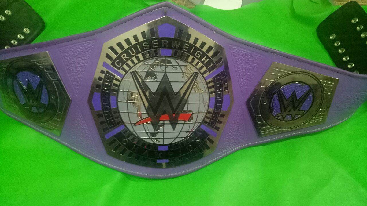 WWE Cruiser Weight Wrestling Championship Inspired Title Belt - photo 3 of 4 | Brex International