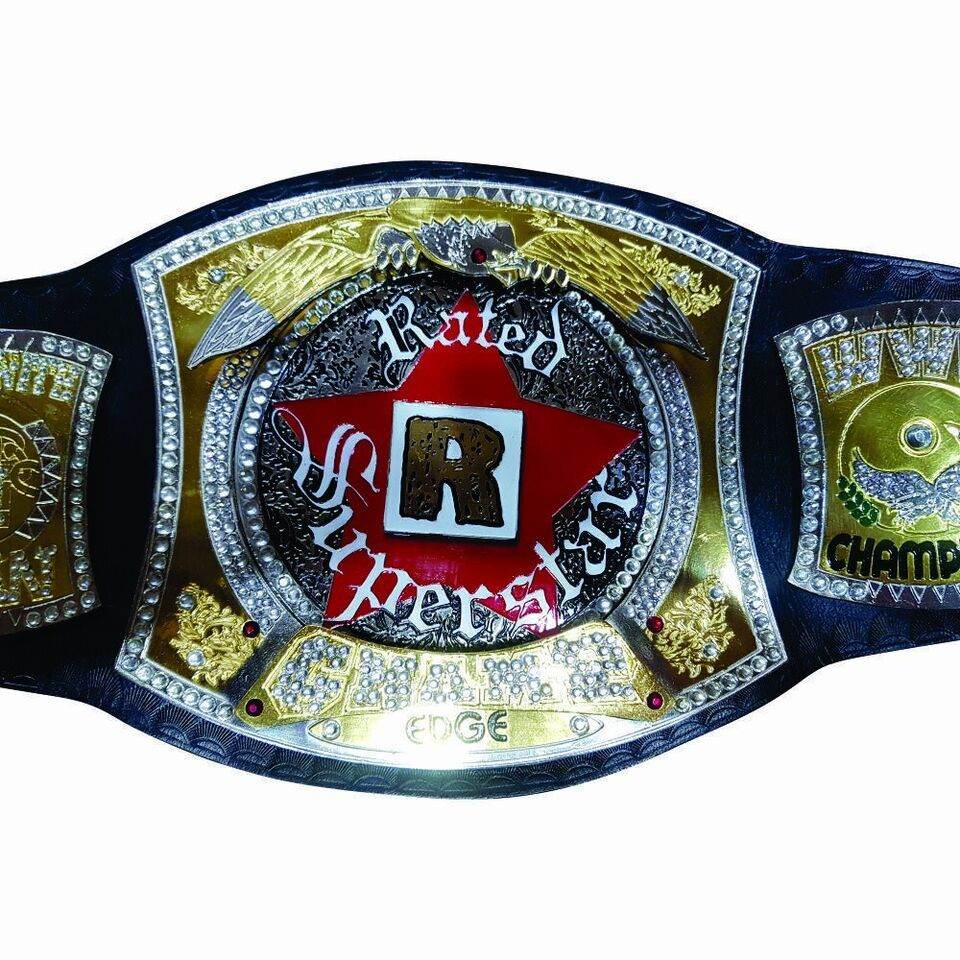WWE Edge R Rated Championship Inspired Collectible Title Belt - photo 1 of 7 | Brex International