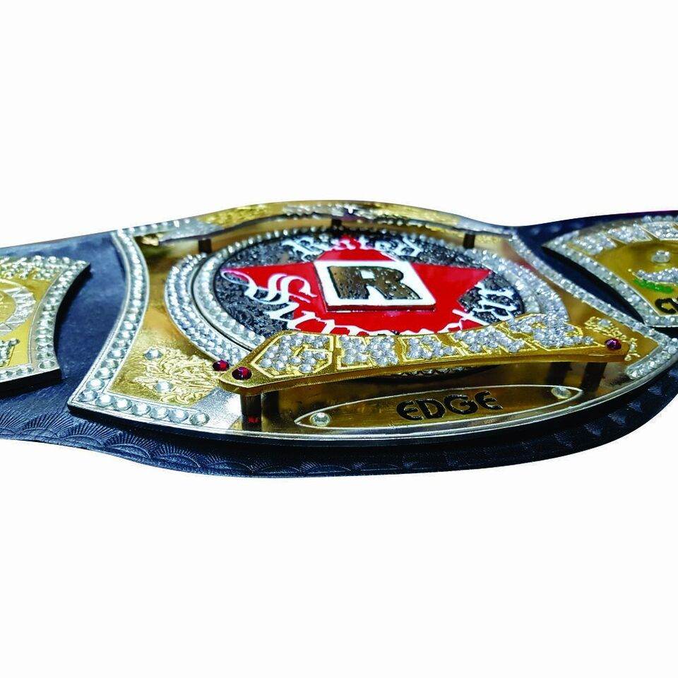 WWE Edge R Rated Championship Inspired Collectible Title Belt - photo 5 of 7 | Brex International