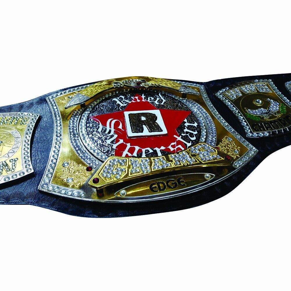 WWE Edge R Rated Championship Inspired Collectible Title Belt - photo 6 of 7 | Brex International