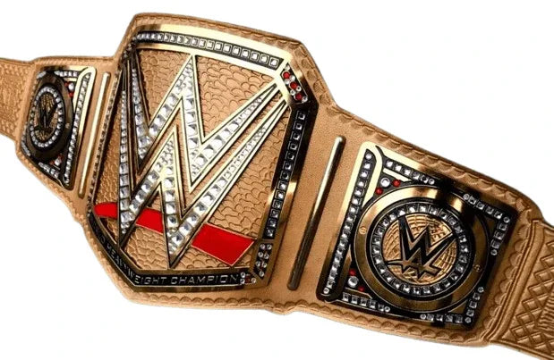 WWE Gold Heavyweight Wrestling Championship Inspired Collectible Title Belt - photo 10 of 10 | Brex International
