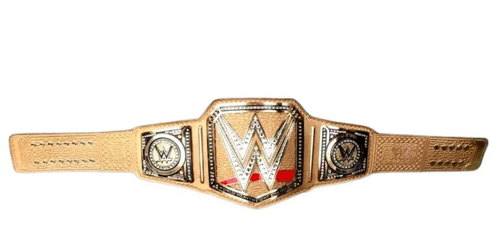 WWE Gold Heavyweight Wrestling Championship Inspired Collectible Title Belt - photo 3 of 10 | Brex International