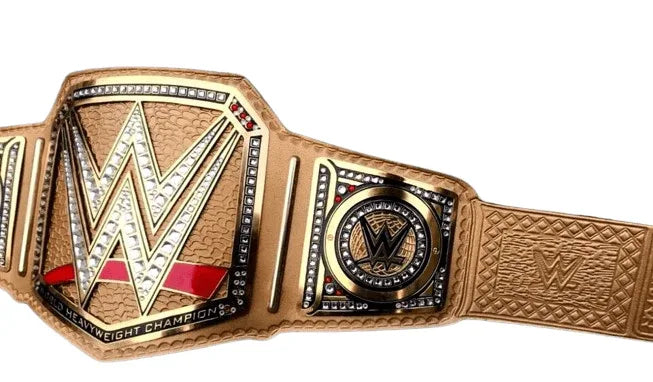 WWE Gold Heavyweight Wrestling Championship Inspired Collectible Title Belt - photo 4 of 10 | Brex International