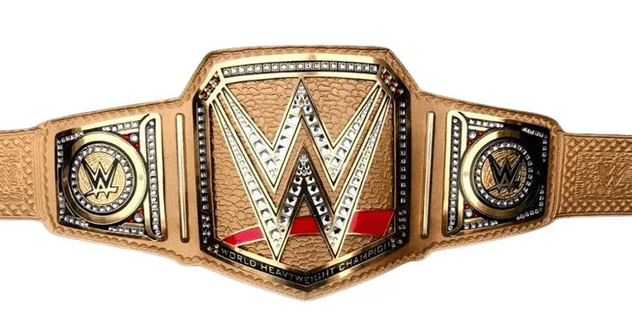 WWE Gold Heavyweight Wrestling Championship Inspired Collectible Title Belt - photo 7 of 10 | Brex International