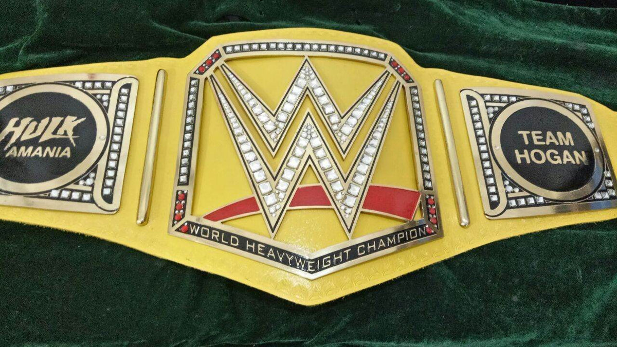 WWE Hulk Hogan World Heavyweight Wrestling Championship Inspired Belt - photo 3 of 3 | Brex International