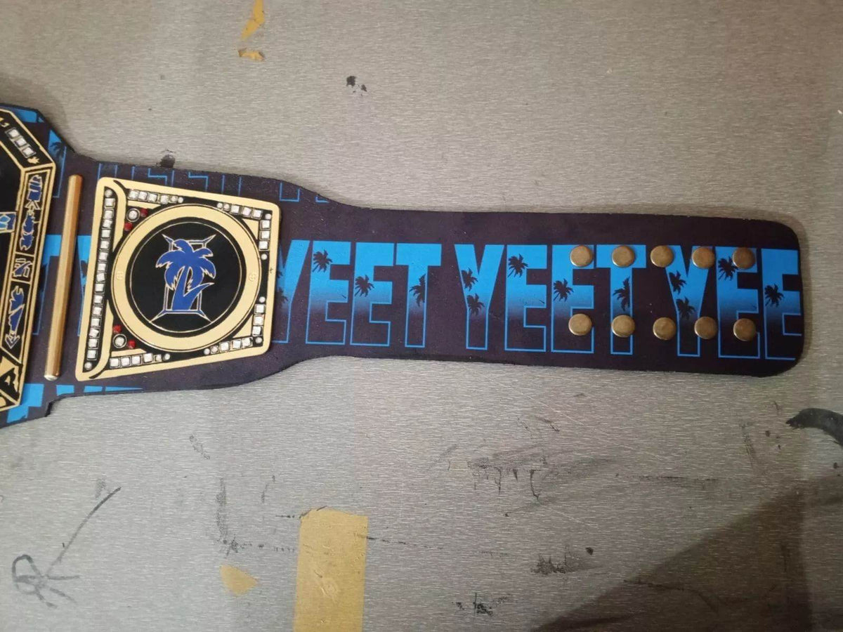 WWE Jey Uso YEET Championship Inspired Collectible Title Belt - photo 5 of 9 | Brex International