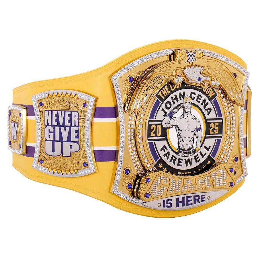 WWE John Cena Farewell Tour 2025 Bakersfield Spinner Championship Inspired Belt - photo 2 of 7 | Brex International