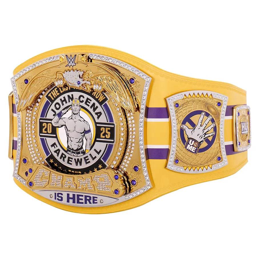 WWE John Cena Farewell Tour 2025 Bakersfield Spinner Championship Inspired Belt - photo 3 of 7 | Brex International