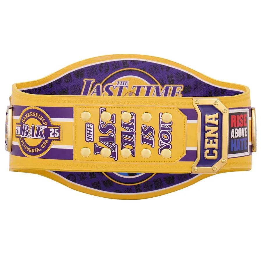 WWE John Cena Farewell Tour 2025 Bakersfield Spinner Championship Inspired Belt - photo 4 of 7 | Brex International