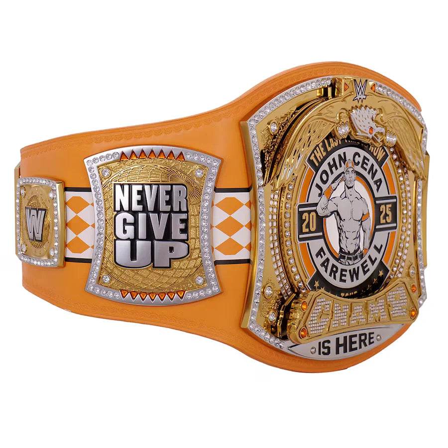 WWE John Cena Farewell Tour 2025 Knoxville Spinner Championship Inspired Belt - photo 2 of 7 | Brex International