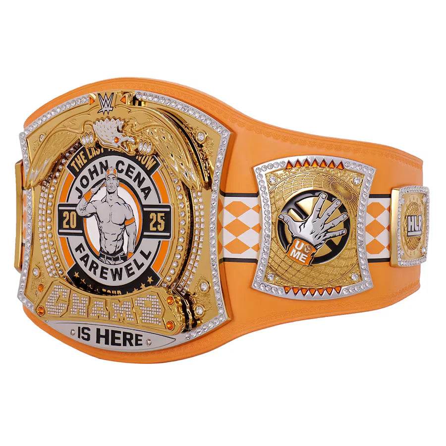 WWE John Cena Farewell Tour 2025 Knoxville Spinner Championship Inspired Belt - photo 3 of 7 | Brex International