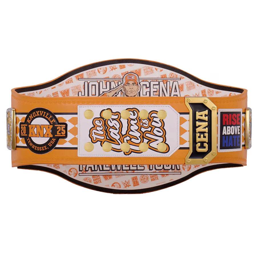 WWE John Cena Farewell Tour 2025 Knoxville Spinner Championship Inspired Belt - photo 4 of 7 | Brex International