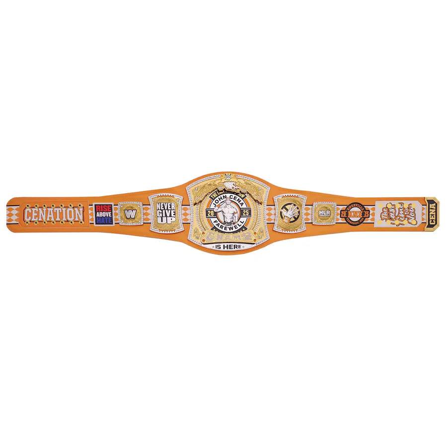 WWE John Cena Farewell Tour 2025 Knoxville Spinner Championship Inspired Belt - photo 5 of 7 | Brex International