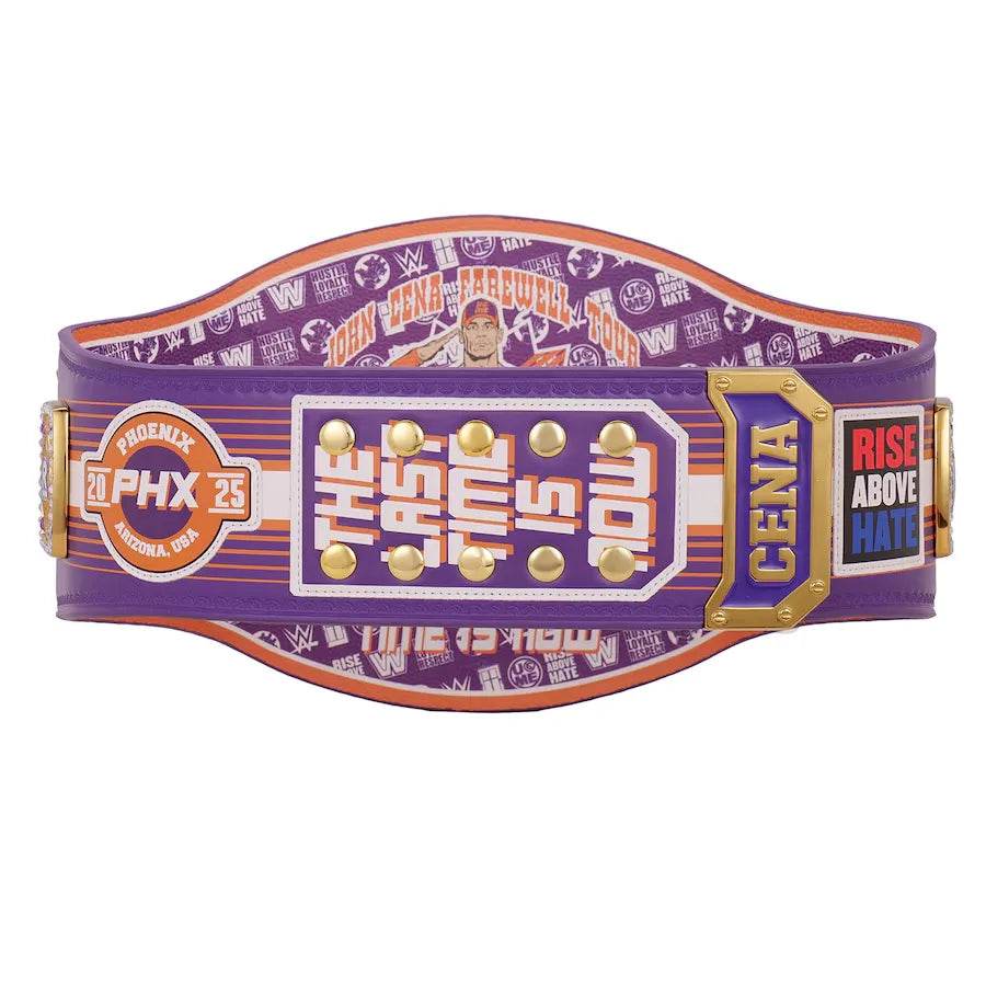WWE John Cena Farewell Tour 2025 Phoenix Spinner Championship Inspired Belt - photo 4 of 7 | Brex International