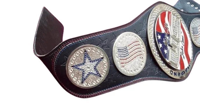 WWE John Cena US Spinner Championship Inspired Title Belt - photo 2 of 6 | Brex International