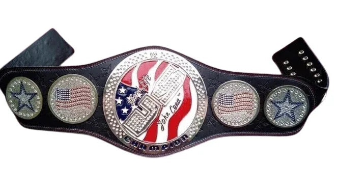 WWE John Cena US Spinner Championship Inspired Title Belt - photo 3 of 6 | Brex International