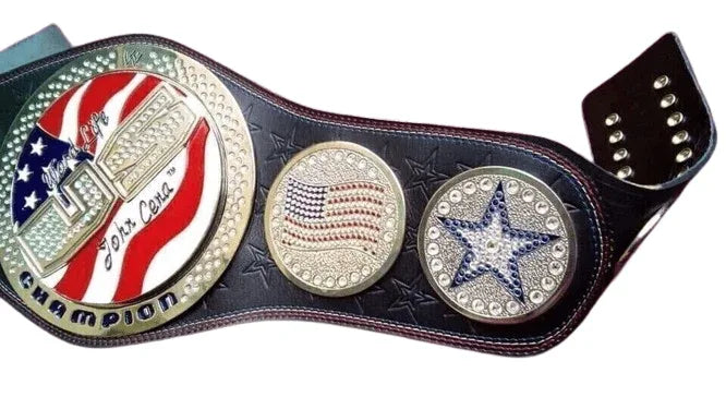 WWE John Cena US Spinner Championship Inspired Title Belt - photo 4 of 6 | Brex International