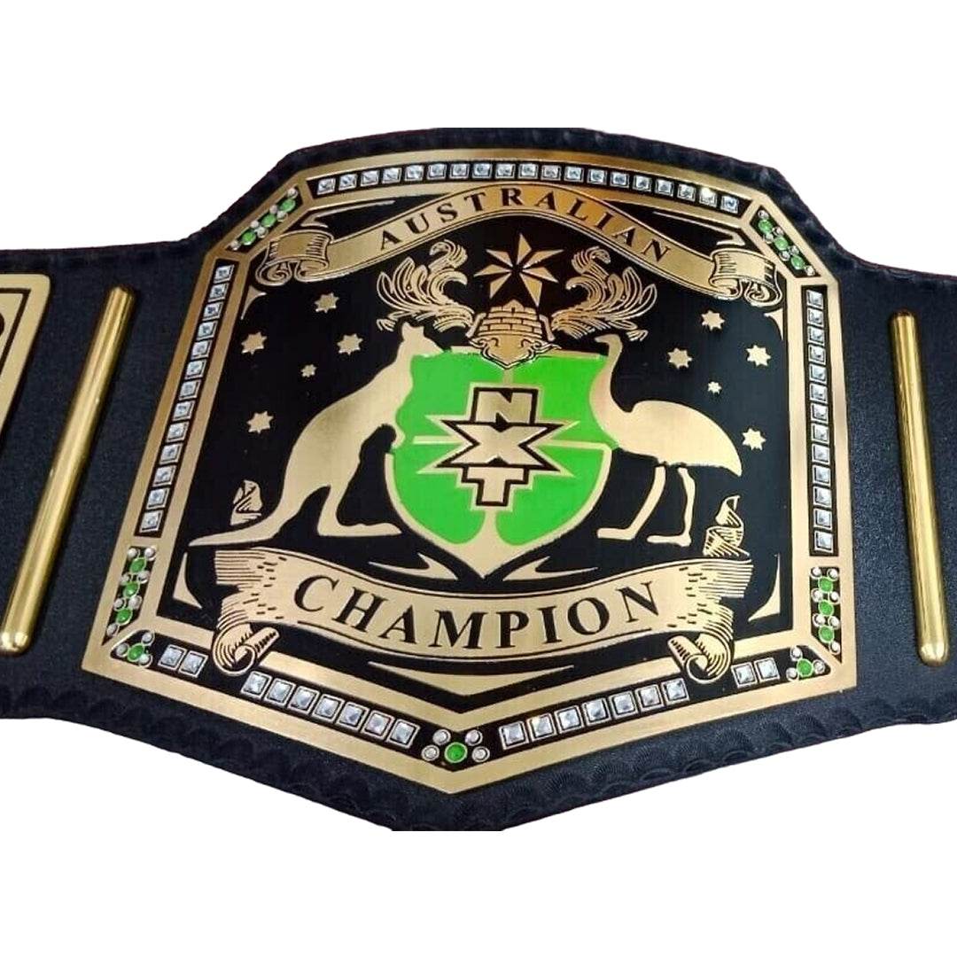 WWE NXT Australian Heavyweight Championship Inspired Title Belt - photo 1 of 3 | Brex International